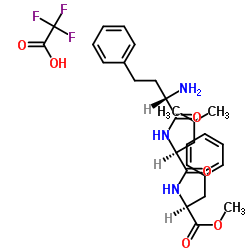 (alphaS)-alpha-氨基苯丁酰基-L-亮氨酰基-L-苯丙氨酸甲酯单(三氟乙酸盐)