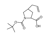 (2S,4s)-4-烯丙基-1-(叔丁氧基羰基)吡咯烷-2-羧酸 (934470-80-1)