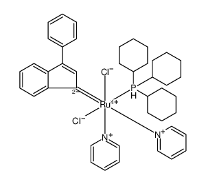 二吡啶-二氯-(3-苯基-1H-茚-1-亚基)(三环己基膦)钌
