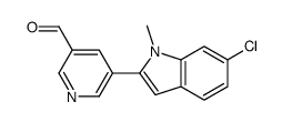 5-(6-氯-1-甲基-吲哚-2-基)烟醛