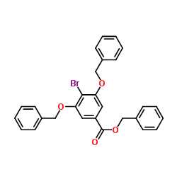 3,5-双(苄氧基)-4-溴苯甲酸苄酯