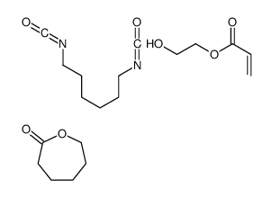 2-丙烯酸-2-羟基乙酯与1,6-二异氰酸根合和2-氧杂环庚酮的聚合物