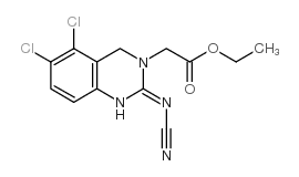 (2-氰基亚氨基-5,6-二氯-1,2,3,4-四氢喹唑啉-3-基)乙酸乙酯