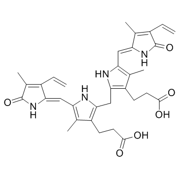 3-(2-((3-(2-2-羧乙基)-4-甲基-5-((Z)-(3-甲基-5-氧代-4-乙烯基-1H-吡咯-2(5H)-亚基))甲基)-1H-吡咯-2-基)甲基)-4-甲基-5-((Z)-(4-甲基-5-氧代-3-乙烯基-1H-吡咯-2(5H)-亚基)甲基)-1H-吡咯-3-基)丙酸