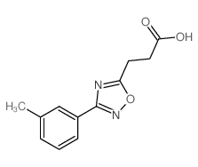 3-[3-(3-甲基苯)-1,2,4-氧杂二唑-5-基]丙酸