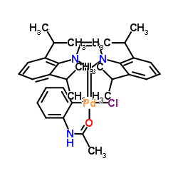 [[1,3-双(2,6-二异丙苯基)咪唑-2-亚基](乙酰苯胺)氯化钯 (1228009-69-5)