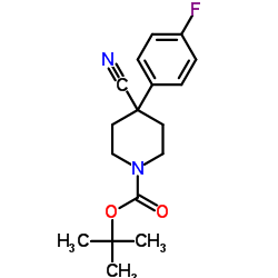 4-氰基-4-(4-氟苯基)哌啶-1-羧酸叔丁酯