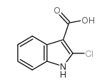 2-氯代-1H-靛基质-3-羧酸 (54778-20-0)