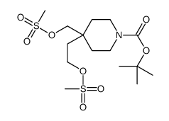4-(2-((甲基磺酰基)氧基)乙基)-4-(((甲基磺酰基)氧基)甲基)哌啶-1-羧酸叔丁酯