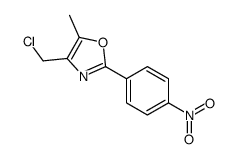 4-(氯甲基)-5-甲基-2-(4-硝基苯基)噁唑