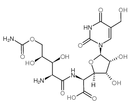 (S)-2-((2S,3S,4S)-2-氨基-5-(氨基甲酰氧基)-3,4-二羟基戊酰胺)-2-((2R,3S,4R,5R)-3,4-二羟基-5-(5-(羟甲基)-2,4-二氧代-3,4-二氢嘧啶-1(2H)-基)四氢呋喃-2-基)乙酸