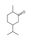 反-2-甲基-5-(1-甲基乙基)-环己酮 (499-70-7)
