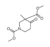 3-甲基-4-氧代哌啶-1,3-二甲酸二甲酯