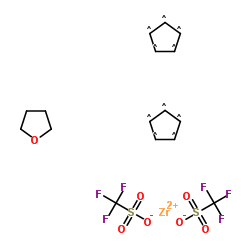 双(三氟甲磺酸)二茂锆四氢呋喃络合物