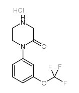 1-(3-(三氟甲氧基)苯基)-2-哌嗪酮盐酸盐
