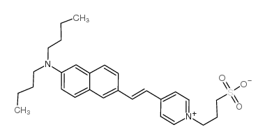 氢氧化4-(2-(6-(二丁基氨基)-2-萘基)乙烯基)-1-(3-硫代丙基)吡啶正离子内盐