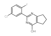 2-(5-氯-2-氟苯基)-6,7-二氢-5H-氯戊基[d]嘧啶-4-醇