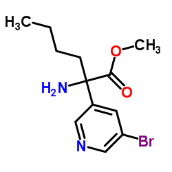 2-氨基-2-(5-溴吡啶-3-基)己酸甲酯