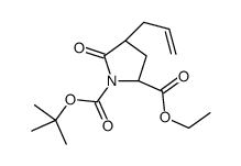 (2S,4r)-1-2-乙基4-烯丙基-5-氧代吡咯烷-1,2-二羧酸叔丁酯