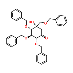 (2R,3S,4S,5S)-5-羟基-2,3,4-三(苄氧基)-5-[(苄氧基)甲基]-环己酮 (115250-38-9)