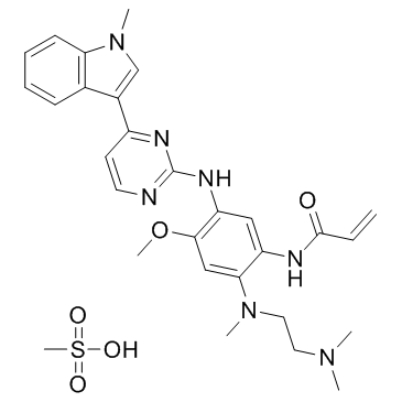 AZD-9291 甲磺酸盐 (1421373-66-1)