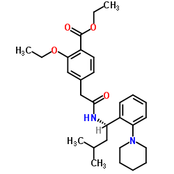 (S)-2-乙氧基-4-(2-((3-甲基-1-(2-(哌啶-1-基)苯基)丁基)氨基)-2-氧代乙基)苯甲酸乙酯