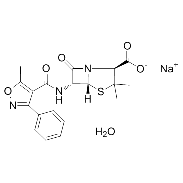 Oxacillin sodium；苯哩西林钠单水合物