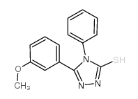 5-(3-甲氧基苯基)-4-苯基-4H-1,2,4-噻唑-3-硫醇