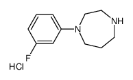 1-(3-氟苯基)高哌嗪 单盐酸盐