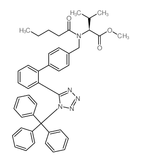 (S)-3-甲基-2-(n-((2-(1-三苯甲游基-1H-四唑-5-基)-[1,1-联苯]-4-基)甲基)戊酰胺)丁酸甲酯