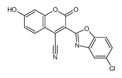3-(5-氯-2-苯并噁唑基)-4-氰基-7-羟基香豆素