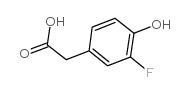3-氟-4-羟基苯乙酸 (458-09-3)