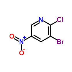 3-溴-2-氯-5-硝基吡啶