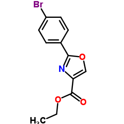 乙基 2-(4-溴苯基)-1,3-噁唑-4-羧酸