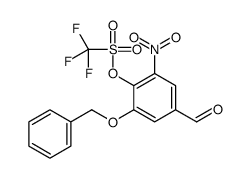 三氟-甲烷磺酸2-苄氧基-4-甲酰基-6-硝基苯酯