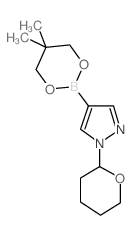 1-(2-四氢吡喃基)-1H-吡唑-4-硼酸新戊二醇酯 (1072944-26-3)