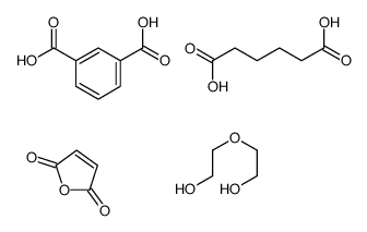 3-氧杂-1,5-戊二醇与己二酸、顺丁烯二酸酐和异苯二甲酸的聚合物 (28472-89-1)