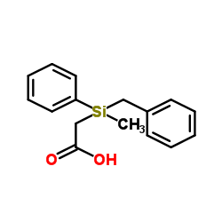 (+)-苄甲苯基硅基乙酸 (95373-54-9)