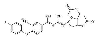((2R,3S,5R)-3-乙酰氧基-5-(3-(5-氰基-6-(4-氟苯基硫代)烟酰基)脲啶)四氢呋喃-2-基)甲基 乙酸酯 (1207756-58-8)