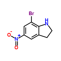 7-溴-5-硝基吲哚啉 (87240-06-0)
