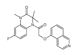 7-氟-3,4-二氢-4-[(5-异喹啉氧基)乙酰基]-1,3,3-三甲基-2(1H)-喹噁啉酮