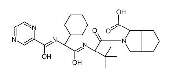 (1S,3AR,6AS)-(2S)-2-环己基-N-(2-吡嗪基羰基)甘氨酰-3-甲基-L-缬氨酰八氢环戊并[C]吡咯-1-羧酸