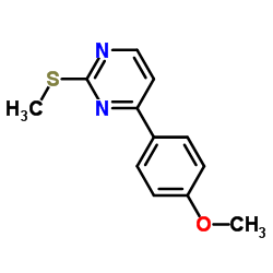 4-(4-甲氧苯基)-2-(甲巯基)嘧啶