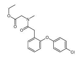 ethyl 2-(2-(2-(4-chlorophenoxy)phenyl)-N-methylacetamido)acetate