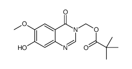 7-羟基-6-甲氧基-3-((特戊酰氧基)甲基)-3,4-二氢喹唑啉-4-酮 (193002-25-4)