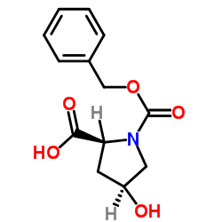 (2S,4S)-1- (苄氧羰基)-4 - 羟基吡咯烷 2-羧酸 (13504-86-4)