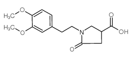 1-(3,4-二甲氧基苯乙基)-5-氧代-3-吡咯烷羧酸