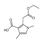 2-(2-乙氧基-2-氧代乙基)-1,4-二甲基-1H-吡咯-3-羧酸