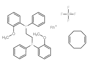 (R,R)-(-)-1,2-双[(邻甲氧基苯基)(苯基)膦基]乙烷(1,5-环辛二烯)铑(I)四氟硼酸