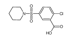 2-氯-5-(哌啶-1-磺酰基)-苯甲酸